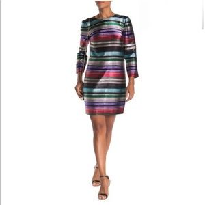 Trina Turk Occasion Multicolor Stripe Print Dress